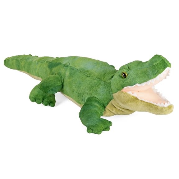 Wild Republic Green Alligator Plush, Stuffed Animal, Plush Toy, Gifts For Kids, Cuddlekins, 12 Inches