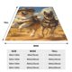 thumbnail image 3 of Fotbe Farm Corgi German Shepherd Manta de Franela Acolchonada con Estampado, Súper Suave y Esponjosa, Extra Grande para Sofá, Cama, Uso Todo el Año-80"x60", 3 of 7
