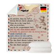 thumbnail image 1 of Letras Alemanas, Manta De Franela Para Sofá, Manta Con Estampado Personalizado, Regalos Para Niños Methold HA040512-02, 1 of 6
