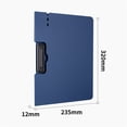 thumbnail image 2 of 5 Pcs Single Clip A4 Folder Multifunction Can Be Folded Writing Pad Data Storage Office Supplies, 2 of 7