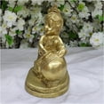 thumbnail image 2 of Baby Krishna Statue Lord Krishna Figurine Brass Krishna Idol Hindu God Statue Laddu Gopal Murti Bal Gopal Krishna Idol Indian Home Decor God of Love Small Krishna Murti Temple Decor - AtoZ India Cart, 2 of 5
