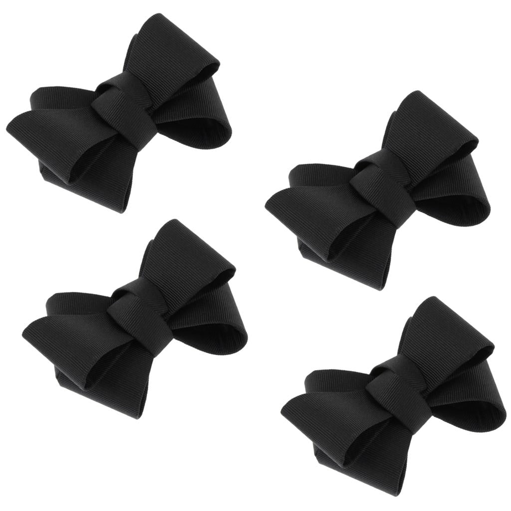 1x DIY Fashion Ribbon Bow Bowknot Shoe Clips Charms Buckle Removable Decoration 