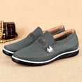 thumbnail image 2 of ZTTD Men's Shoes Soft Casual Hollow Shoes Summer Shoes Slip On Breathable Men's Mesh Bottom Shoes Men's Casual Shoes, Sizes 38-44, 2 of 5