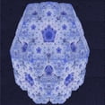 thumbnail image 1 of Ahgly Company Machine Washable Indoor Square Transitional Sky Blue Area Rugs, 5' Square, 1 of 7