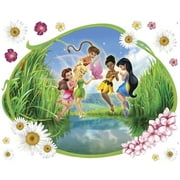 Blue Mountain Wallcoverings DMM2540 Fairies Glitter Mini Mural, Clam Shell