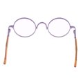 thumbnail image 3 of Gafas de montura redonda Sunnimix para muñecas BJD 1/6 9cm color púrpura claro, 3 of 7