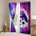 thumbnail image 3 of Castle Fairy Gradient Gamer Black Out Curtains,Soccer Curtains Pack of 2 (42x63 Each), 3 of 6