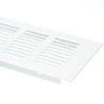 thumbnail image 4 of Air Vents Cover, 1Pack 450 x 80mm Aluminum Alloy Mesh Air Return Vent Cover, Louvered Ventilation Grille (White), 4 of 5