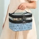 thumbnail image 4 of Xihbxyly Artículos de Menos de 5 Dólares. Bolsa de Mano con Cremallera, Bolsa de Viaje Portátil para Baño En Pvc Transparente, Bolsa de Cosméticos de Doble Capa, 4 of 5
