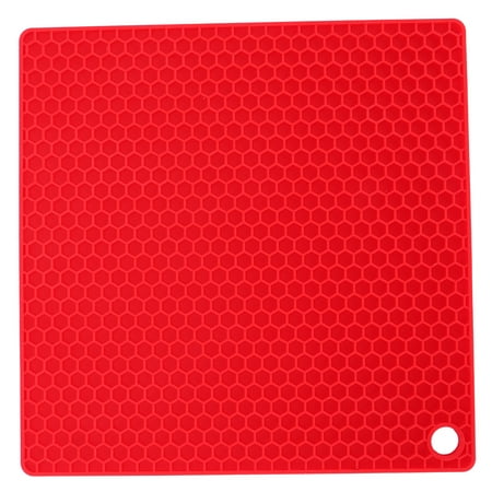

Insulation Mat Microwave Mat Kitchen Supplies Easy To Food Grade Anti-Scalding For Kitchen Red