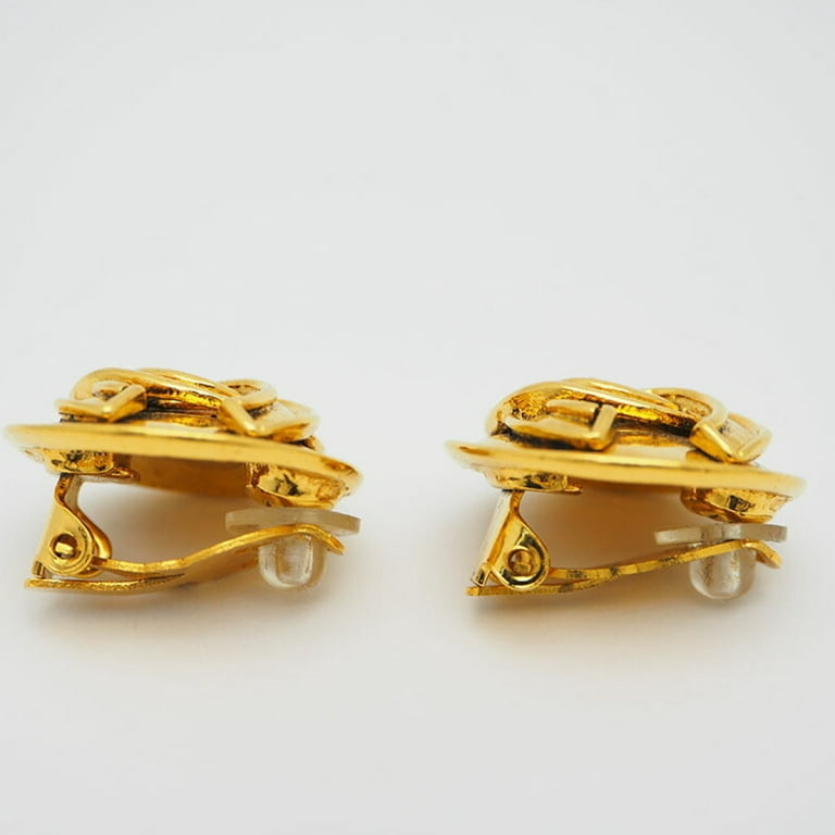 14k gold earrings chanel