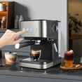 thumbnail image 6 of Semi-Automatic Espresso Machine, 1050W Coffee Maker with 15-20 Bar Pressure, 50.7 Oz Large Water Tank for Home Use, 6 of 10