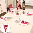 thumbnail image 2 of 10Pcs Christmas Cutlery Cover Durable Dust-proof Spoon Fork Chopsticks Bag for Festive Table Decorations, 2 of 7