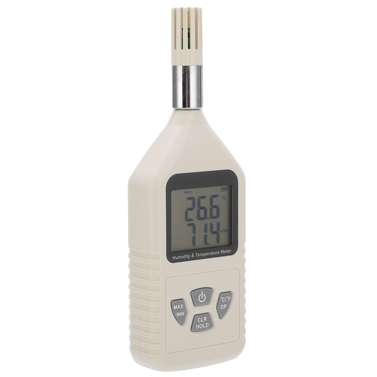 Digital ThermoHygrometer, Handheld Digital Thermometer Hygrometer Electronic With Carry Case