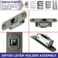 thumbnail image 6 of Whole Parts Dryer Lever Holder Assembly Part# DC97-17991A - Replacement and Compatible With Some Samsung Dryers, 6 of 7