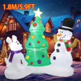 thumbnail image 1 of Christmas Inflatable Style Decoration Built-in LED Lights Inflatable Model Outdoor Ornament Xmas Party New Year Garden Decor, 1 of 5