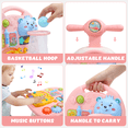 thumbnail image 4 of JoyStone 2 in 1 Muscial Baby Walker and Activity Center for Baby, Toddler, Learning to Walk, Sit to Stand, Early Learning Push Toys for Infant Christmas Gifts, Pink, 4 of 9