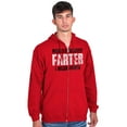 thumbnail image 4 of Worlds Greatest Father I Mean Farter Zip Hoodie Sweatshirt Men Brisco Brands S, 4 of 5