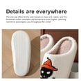 thumbnail image 3 of Pantuflas Mullidas para El Felpa Murciélago/pirata Halloween Antideslizantes Invierno, 3 of 9