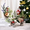 thumbnail image 3 of Final Clear Out! Christmas Table Decoration Miniature Pine Tree Multipurpose Multifunctional Convenient Considerable for Home Wall Door, 3 of 6
