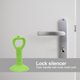 thumbnail image 4 of 2 uds manija de puerta anticolisión silenciador pomo de puerta almohadilla de choque de pared (verde) Likrtyny Para estrenar, 4 of 5