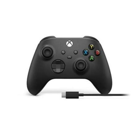 Microsoft Xbox 1V8-00001 Xbox Wireless Controller & USB-C Cable, Carbon Black