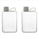 thumbnail image 1 of 2X Botella de Agua Cuadrada de 500 Ml, Vasos Planos Portátiles para Bebidas, Frasco Frío Delgado, Botella de Agua Deportiva, Frasco de Agua de Verano para Senderismo B, 1 of 5