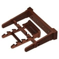 thumbnail image 4 of WEUVEB Decorative Sword Bracket Brown Plastic for Dollhouse Accessories 2Pcs, 4 of 8