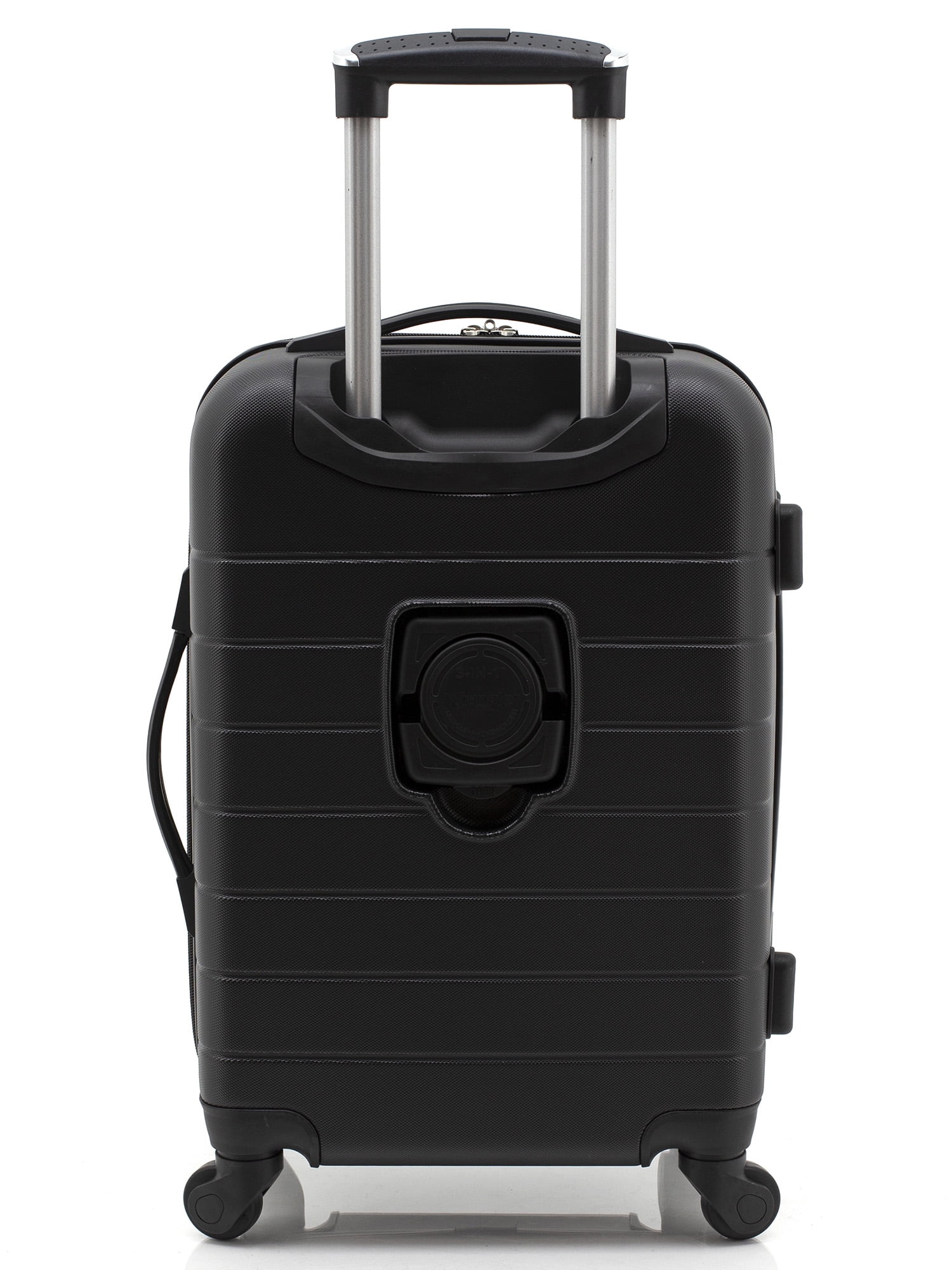 Wrangler 20" Unisex Hardside Spinner Rolling Luggage, Black