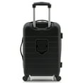 thumbnail image 6 of Wrangler 20" Unisex Hardside Spinner Rolling Luggage, Black, 6 of 10