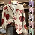 thumbnail image 6 of Men's Printed Corduroy Pocket Blazer, Casual Suit Cardigan Jacket, Khaki, L, 6 of 6