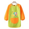 thumbnail image 2 of Delantal infantil sobrevestido Vestido de arte de estudio infantil, 2 of 6
