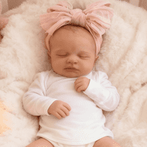 iCradle Lifelike Reborn Baby Dolls 19 inches 46 cm Realistic Sleeping Adorable Newborn Baby Dolls Girls Boys Real Life Doll Gift for Kids Age 3
