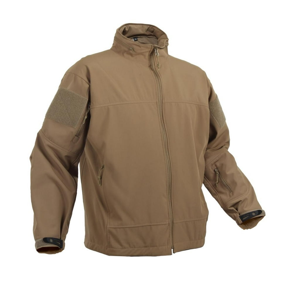 Rothco - Covert Spec Ops Light Weight Soft Shell Jacket, Coyote Tan ...