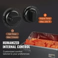 thumbnail image 4 of VEVOR 9KW Sauna Heater, Steam Bath Sauna Heater with Built-In Controls, Electric Sauna Stove, 3h Timer and Adjustable Temp for Max. 317-459 Cubic Feet, Home Hotel Spa Shower Use 220V, 4 of 9