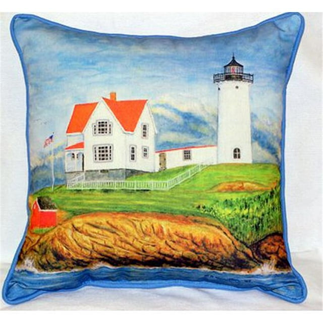 Phare Nubble Grand Oreiller Intérieur-Extérieur 15 Po x 22 Po.