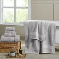 thumbnail image 3 of Modern Threads Luxury Cotton 6-Piece Quick Dry Towel Set, Stone, 3 of 4