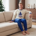 thumbnail image 2 of AceBaby Christmas Family Matching Pajamas Set Tree and plaid Print Holiday Sleepwear Loungewear PJs, 2 of 10