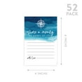 thumbnail image 5 of Koyal Wholesale Share a Memory Cards, Watercolor Nautical Cards for Wedding, Life Memories, 4" x 6", 52-Pk, 5 of 5
