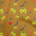 thumbnail image 1 of oneOone Georgette Viscose Dark Mustard Fabric Halloween Sewing Fabric By The Yard Printed Diy Clothing Sewing Supplies 42 Inch Wide, 1 of 4