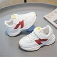 thumbnail image 6 of Wxirdiow Athletic Shoes for Toddler Boys Girls Lightweight Breathable Sneakers Tennis Shoes Lace-up Running Athletic Shoes for Toddler/Little Kid Red Size,12.5, 6 of 6