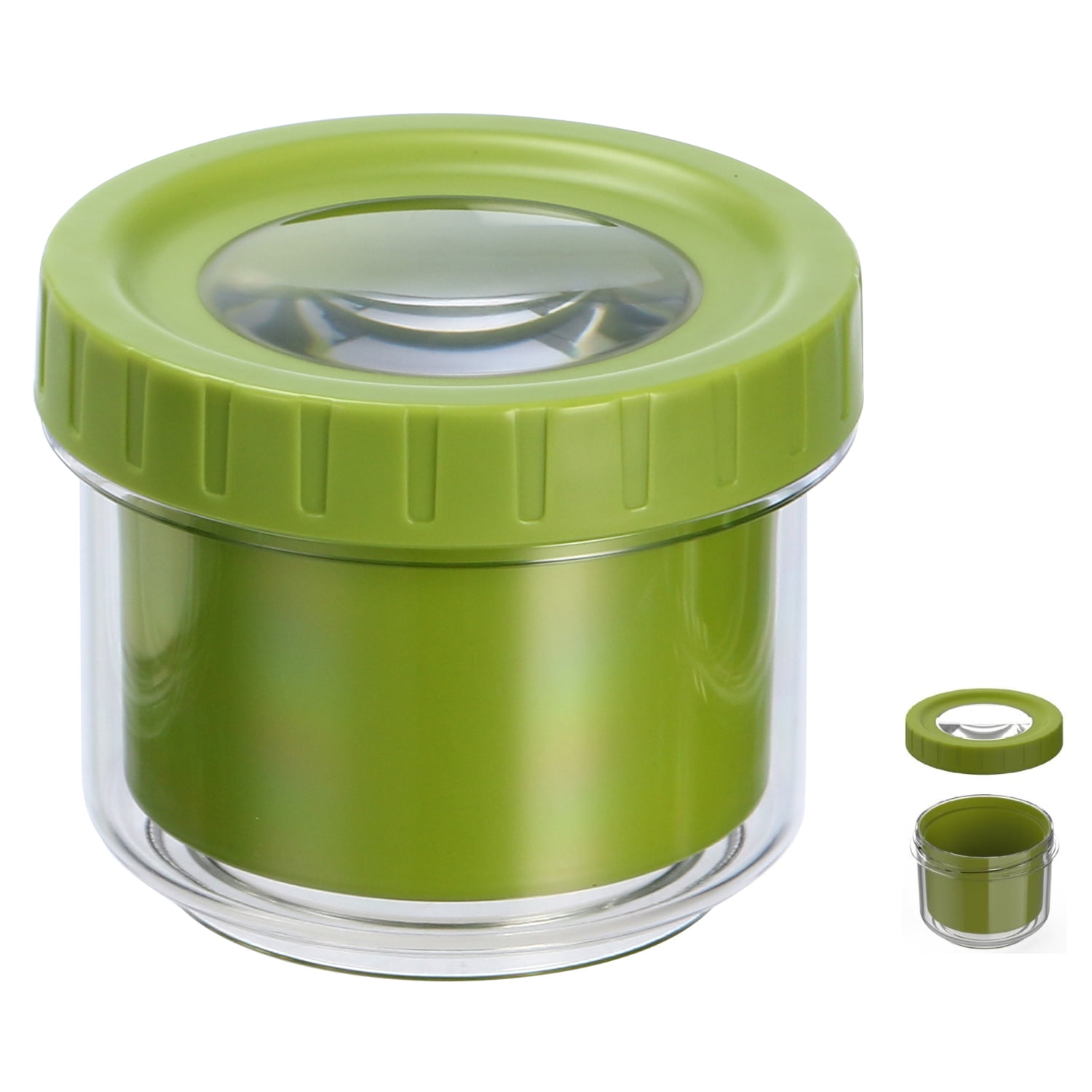 NEW Seal'In Food Storage Vacuum Containers with "Patented Design" Set of 3 Green 