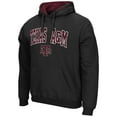 thumbnail image 2 of Men's Colosseum Black Texas A&M Aggies Arch & Logo 3.0 Pullover Hoodie, 2 of 3