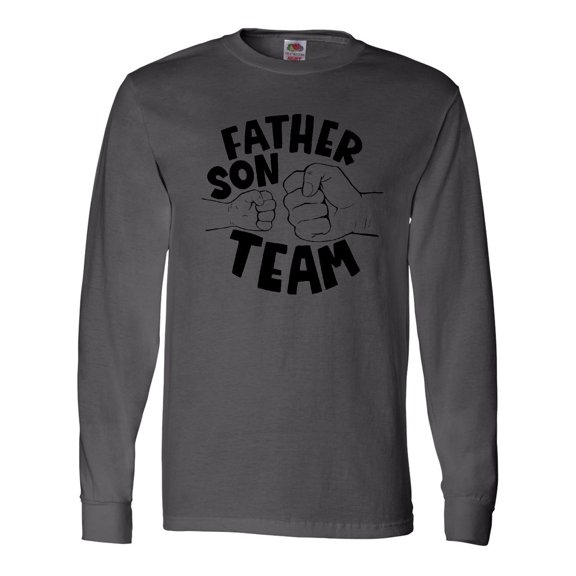 Inktastic Father's Day Father Son Team Parent Child Fist Bump Long Sleeve T-Shirt