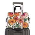 thumbnail image 2 of FORMRS 16" Laptop Bag Carrying Sleeve Case with Handle Travel Shoulder Briefcase, Hand Drawn Floral, 2 of 8