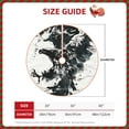 thumbnail image 2 of Lukts Abstract Eagle Ink Print Color Life Christmas Tree Skirt, Winter Holiday Tree Mat Decoration ,Can be Used as A Shawl-36", 2 of 6