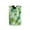 Green Tie-dye Flowers, variant on Foldable Laundry Hamper Bag with Handles Dirty Clothes Basket 12.6" x 11" x 22.7" Green Ink Splatter Pattern