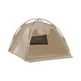 thumbnail image 2 of Portable Pet Tent for Cats and Small Dogs, Water-Resistant, with Cushion, Beige, 15.75x15.75x15.75in, 2 of 6