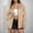 Beige, variant on TIANZEN Women's Leather Jacket Long Sleeve Lapel Zipper Side Pocket Casual Trench Coat Rain Hoods for Women Womens Rain Jacket Snow Women Jacket