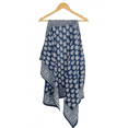 thumbnail image 6 of Indian Block Print Sarong, Women's Bikini Cover Pareo, Hand Dyed Scarves, Cotton Scarves & Stole, Size 44x72 Inch, 6 of 6